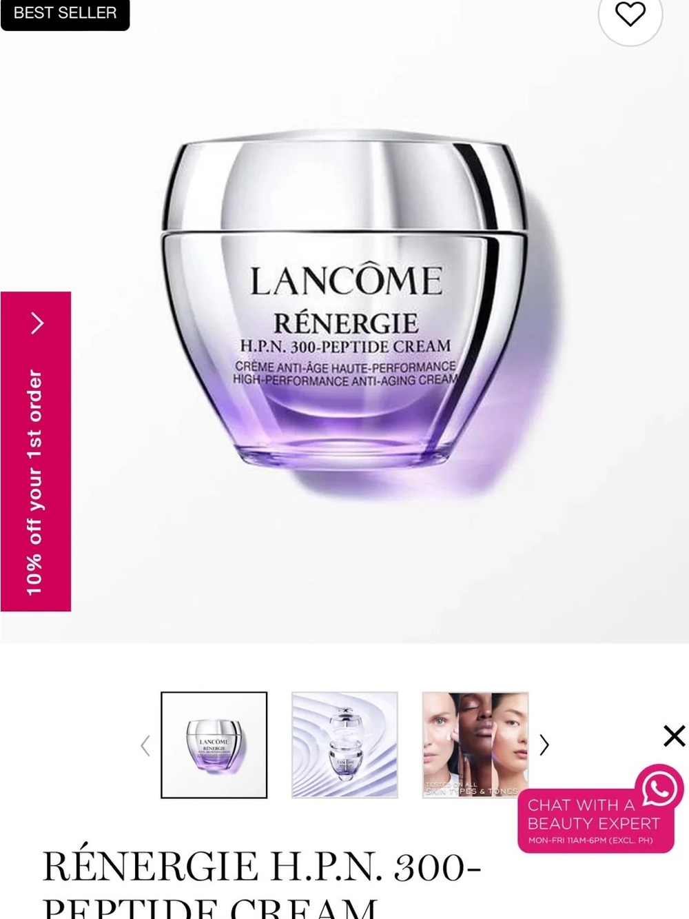 Rénergie H.P.N. 300-Peptide Cream - Anti-Aging